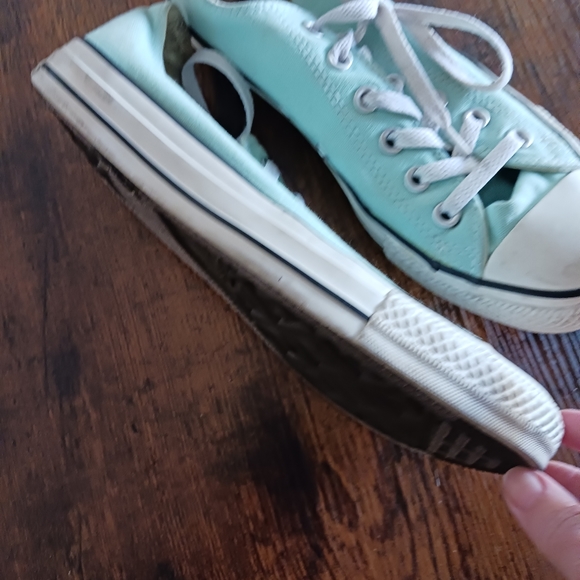 All Star Mint Blue Converse - Picture 4 of 6